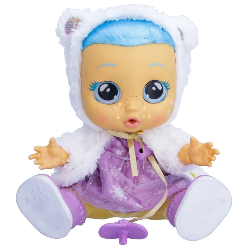 IMC Cry Babies Dressy Kristal, Interactive Playing Doll for Kids, Talking Crying Doll That Gets Sick & Feels Better