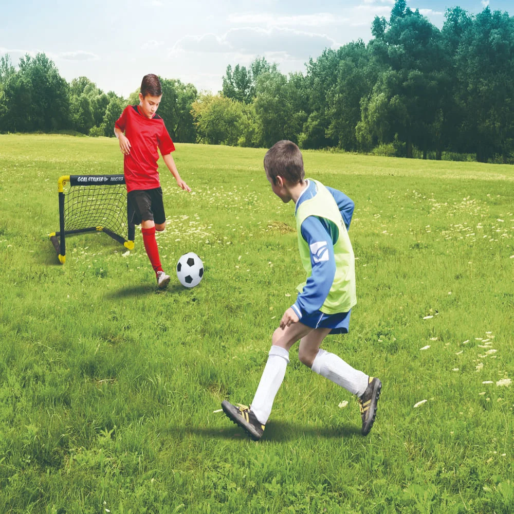 Double Mini Soccer Goal Set
