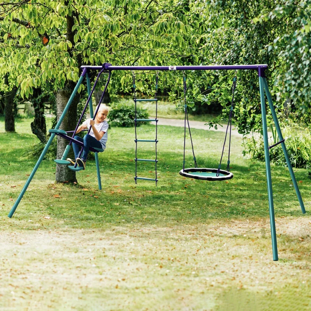 Metal Multi Play Swing Set for Children