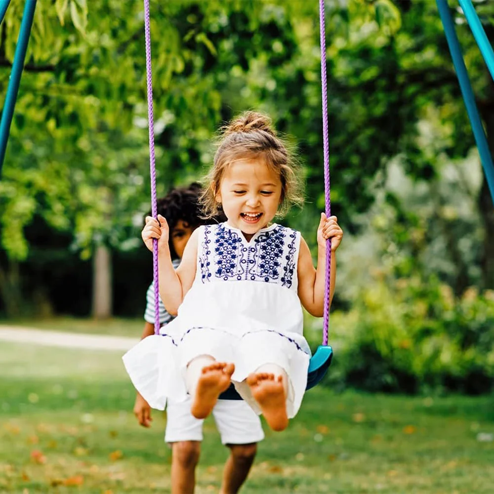 Metal Single Swing Set