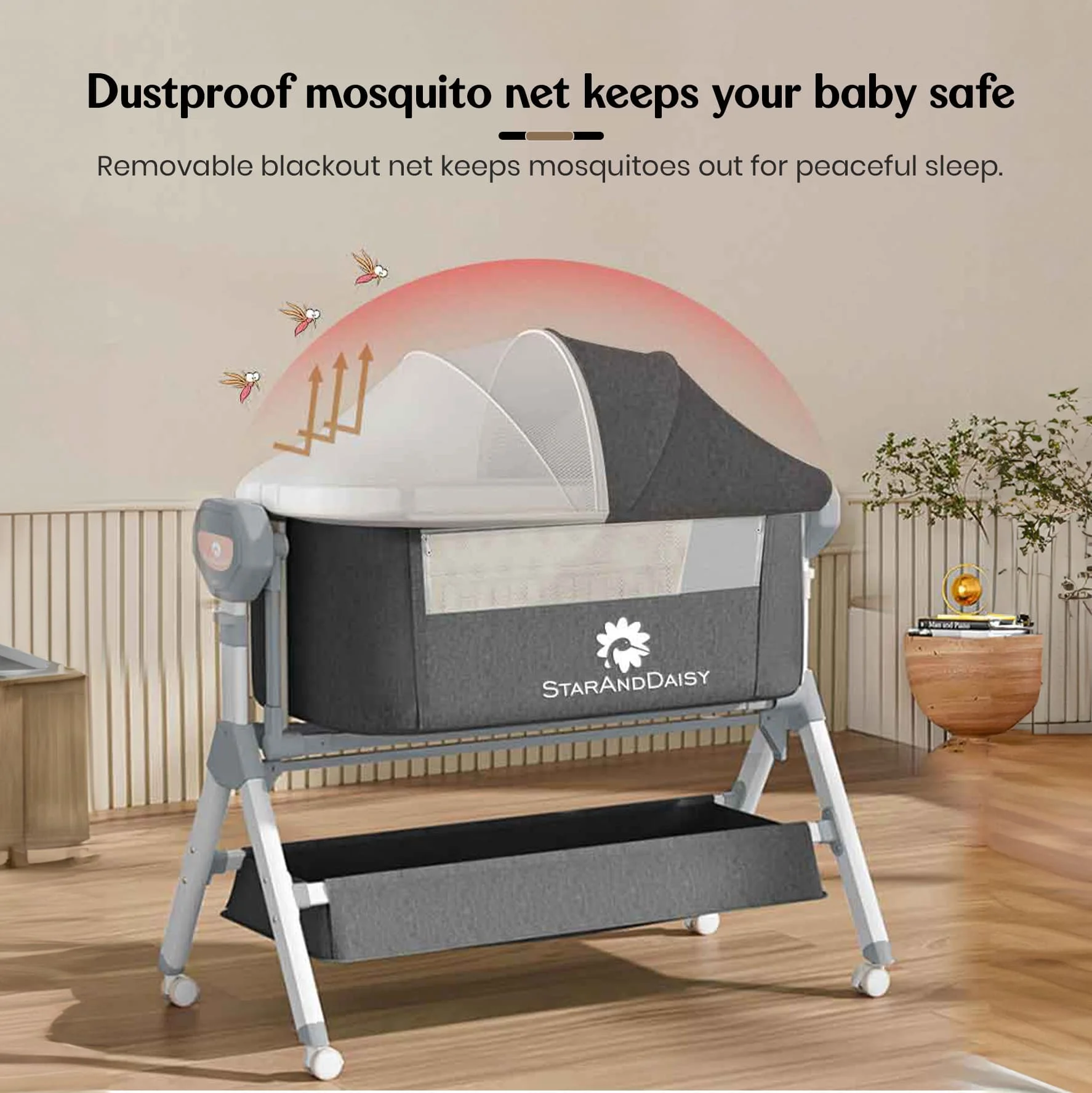 Electric rocking cradle for babies