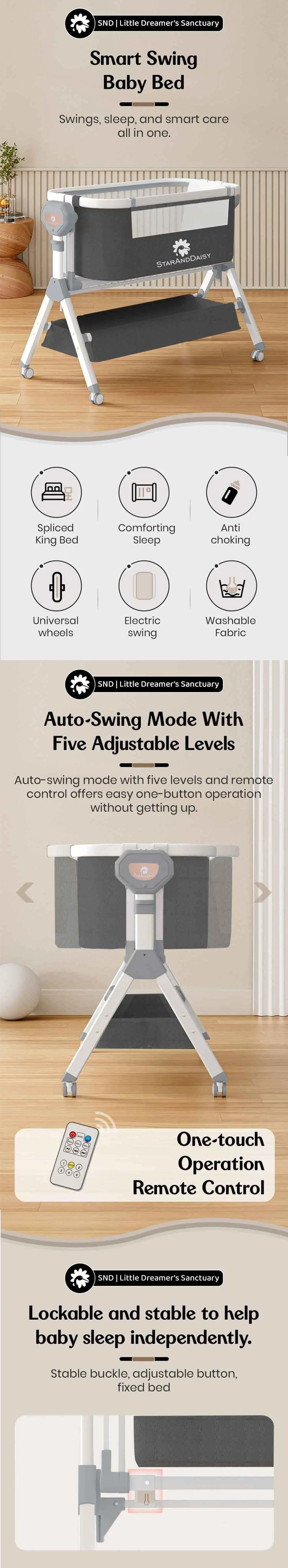 Smart Baby Swing Bed