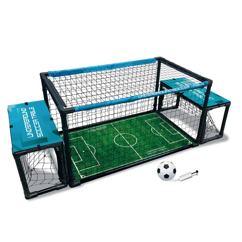 Innov8 Underground Soccer Table, Sturdy Indoor Football Game with Nets, Solid Build, and Soccer Ball for Kids and Teens