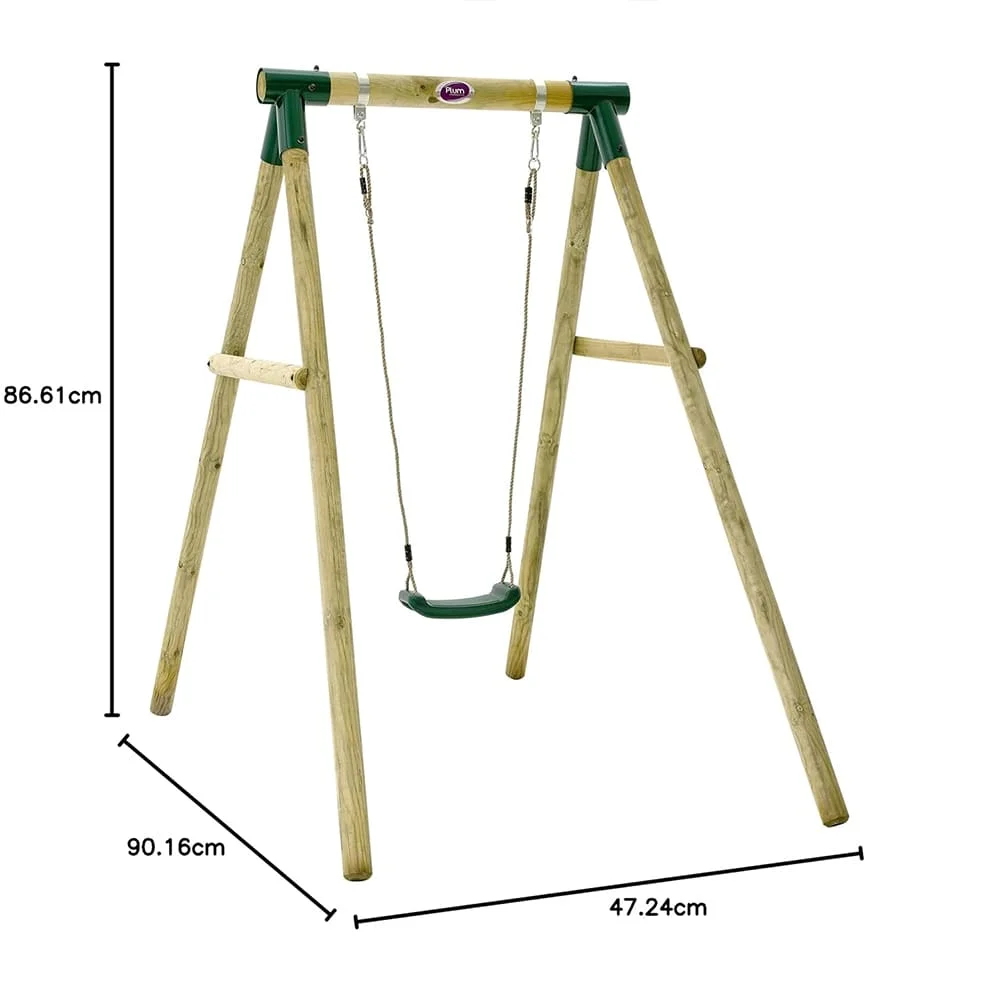 Wooden Swing Set For Kids