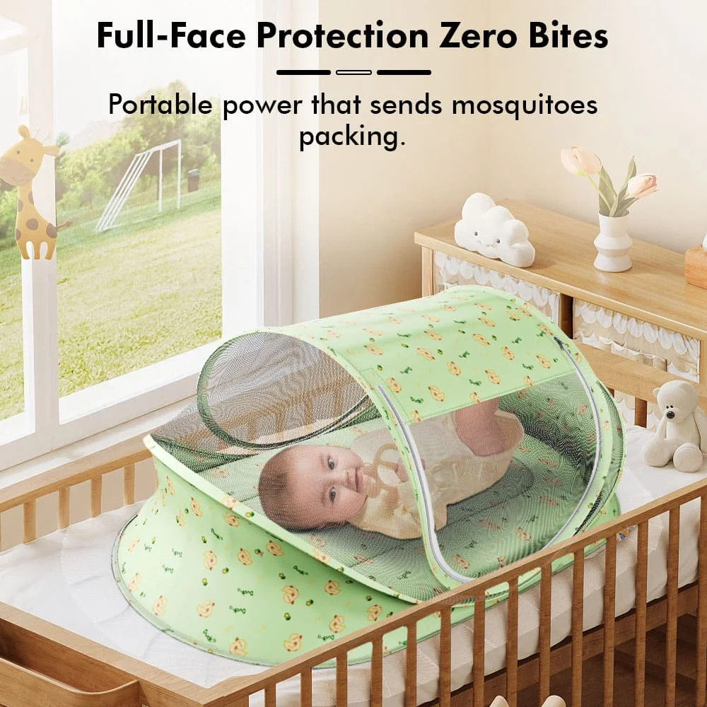 Newborn bedding set with mosquito net