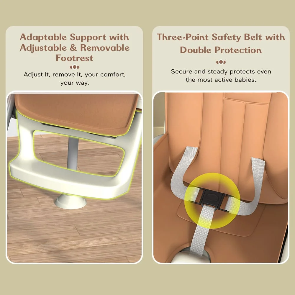 Baby High Chair with Safety
