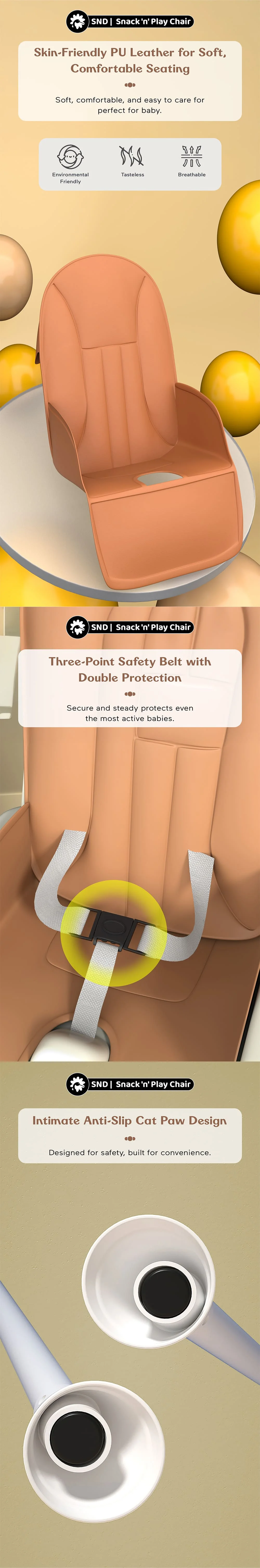 Adjustable Baby High Chair