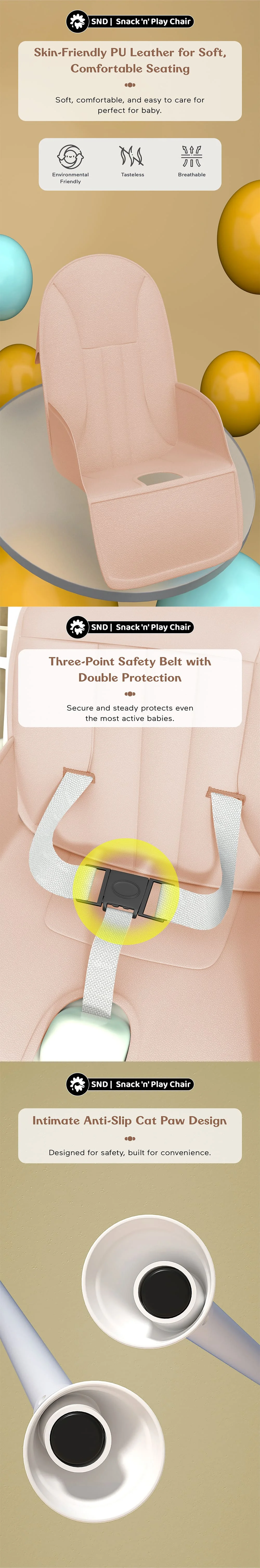 Adjustable Baby High Chair