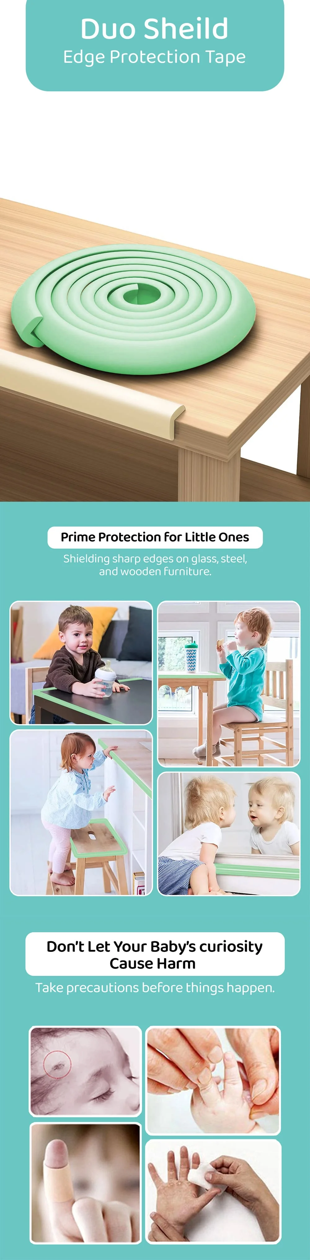 Baby Safety Edge Guard and Coner Protect Tap for Babies