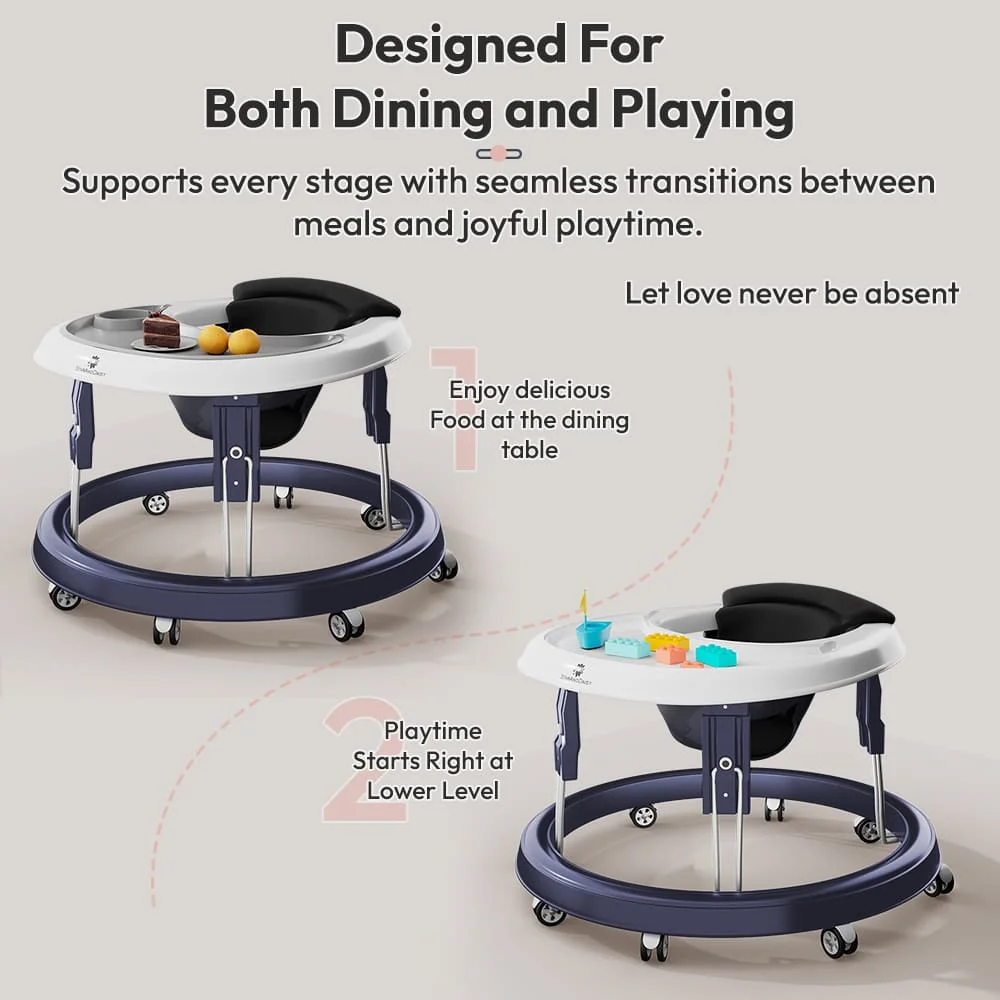 Foldable baby walker