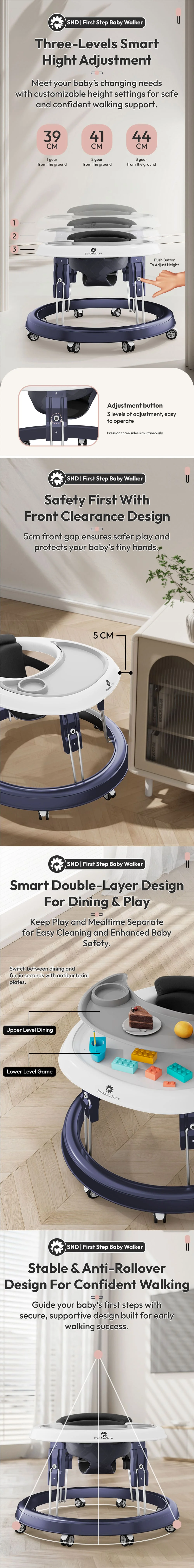 Activity walker for babies