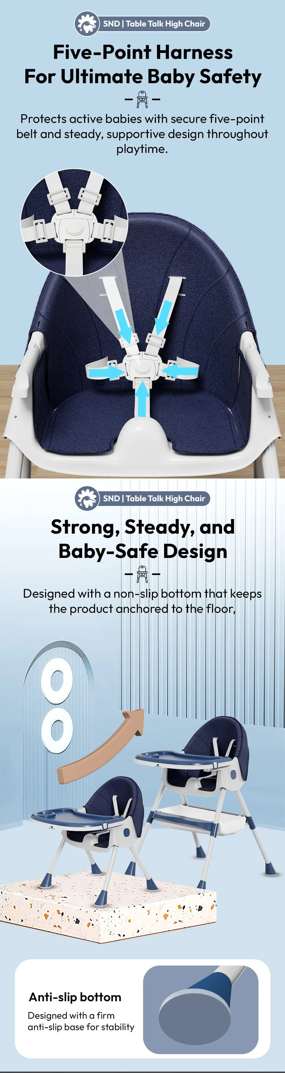 Safe Baby High Chair