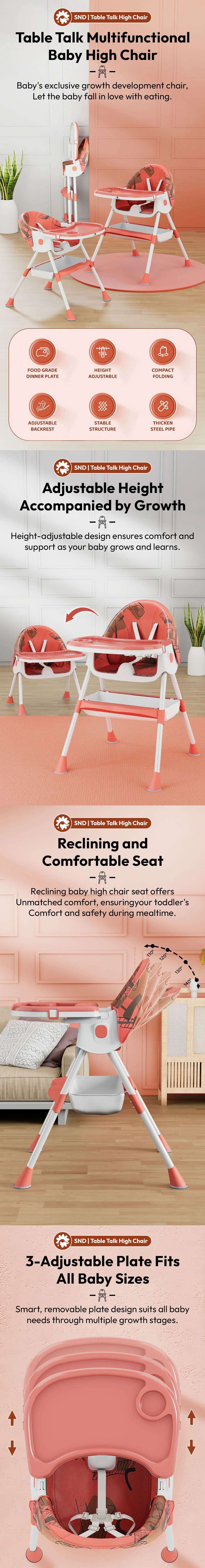 Multifunctional Baby High chair