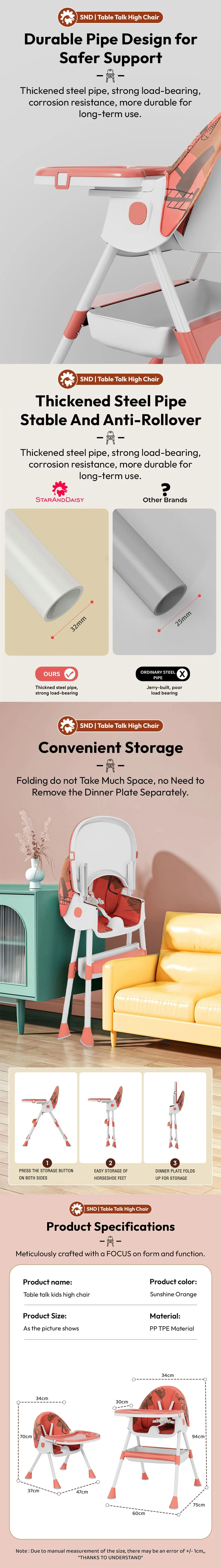 Baby High Chair for Feeding