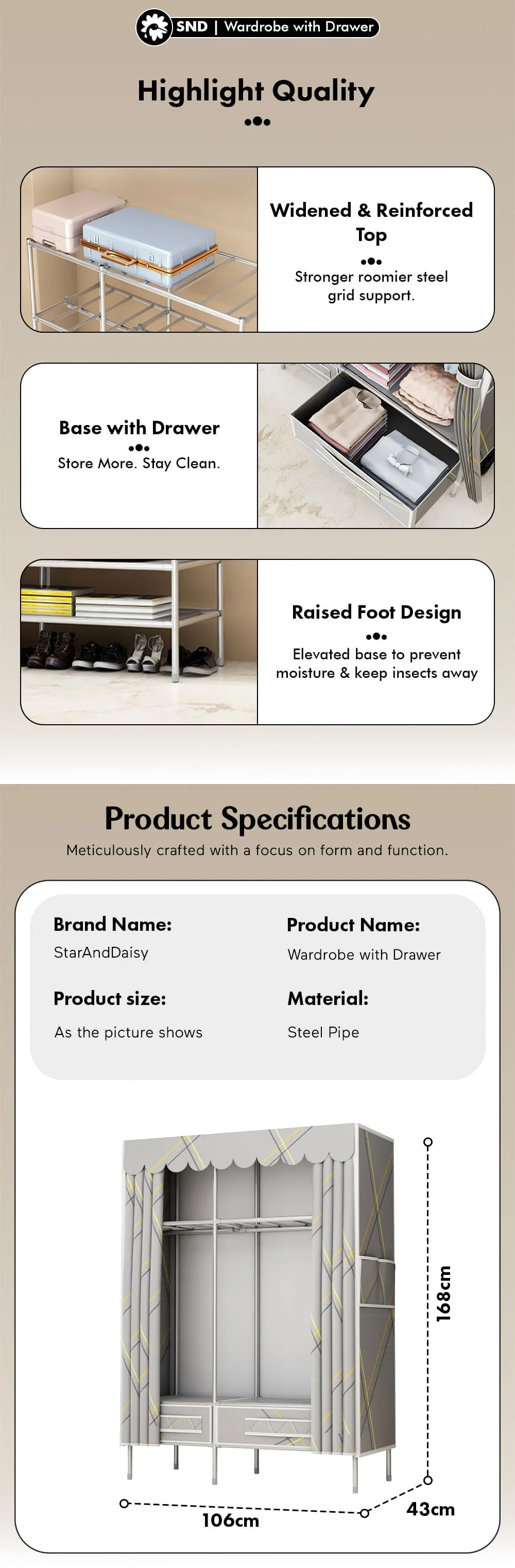 Multipurpose Storage Organizer