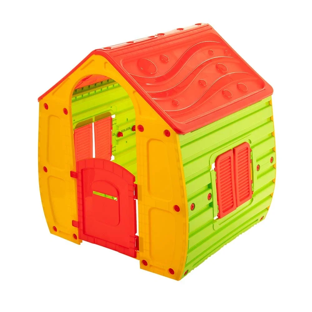 Starplay Magical House for Kids, Roleplay Playhouse for Children's, Indoor & Outdoor Playhouse - Red