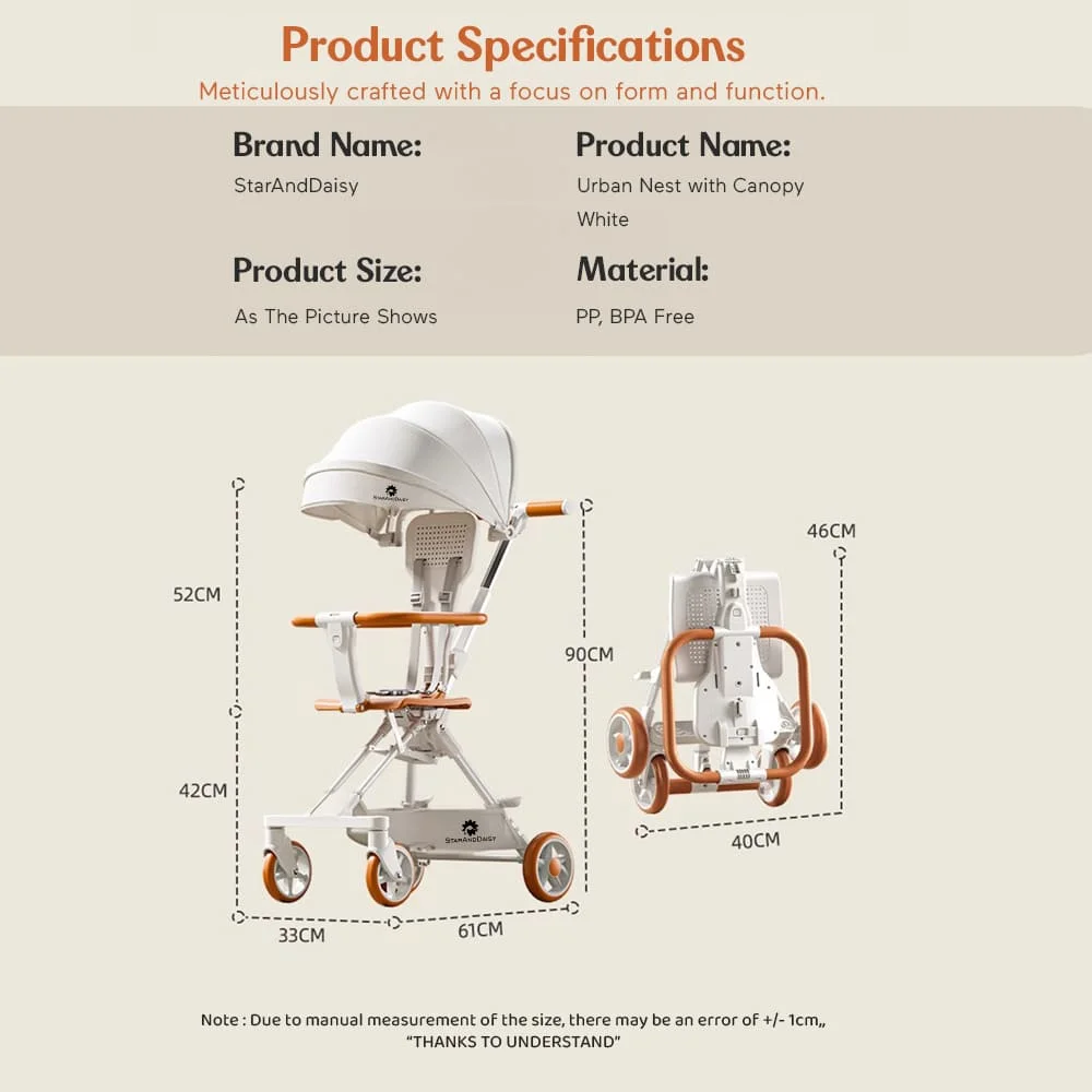 Specification of baby stroller