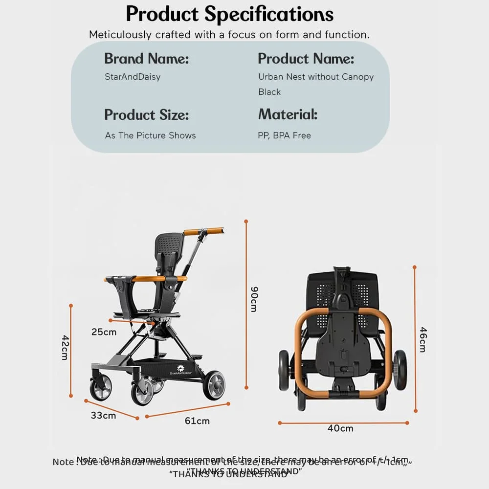 Specification of Adjustable stroller