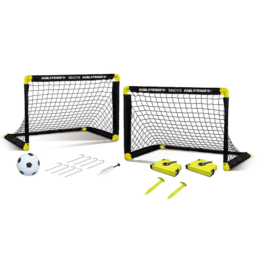 Innov8 Anywhere Soccer Match, Portable Football Field Kit, Outdoor Fun for Kids and Adults