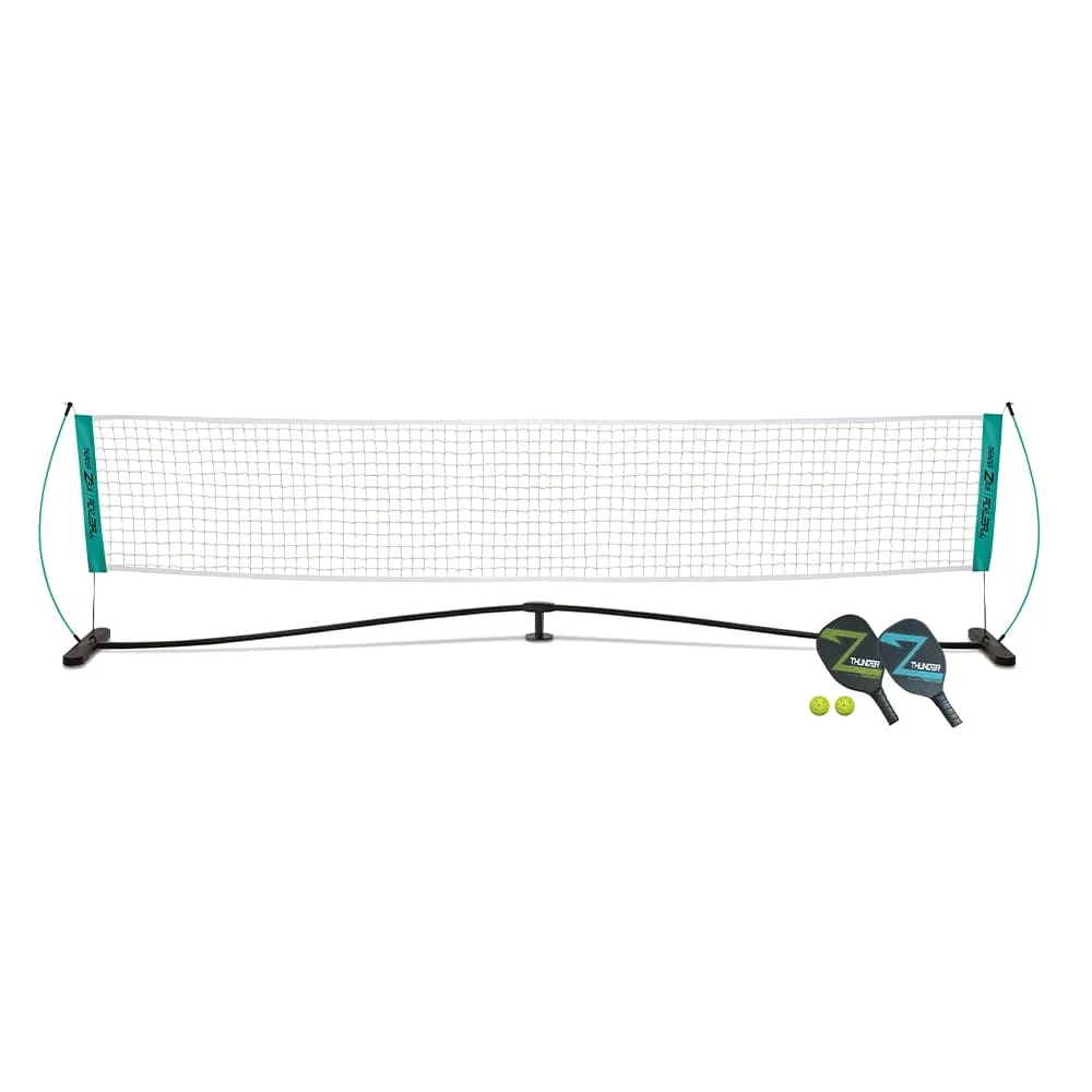 Innov8 Pickel Ball Net Set with 2 High-Quality Paddles, 2 Durable Balls and a Premium Net Set for Kids