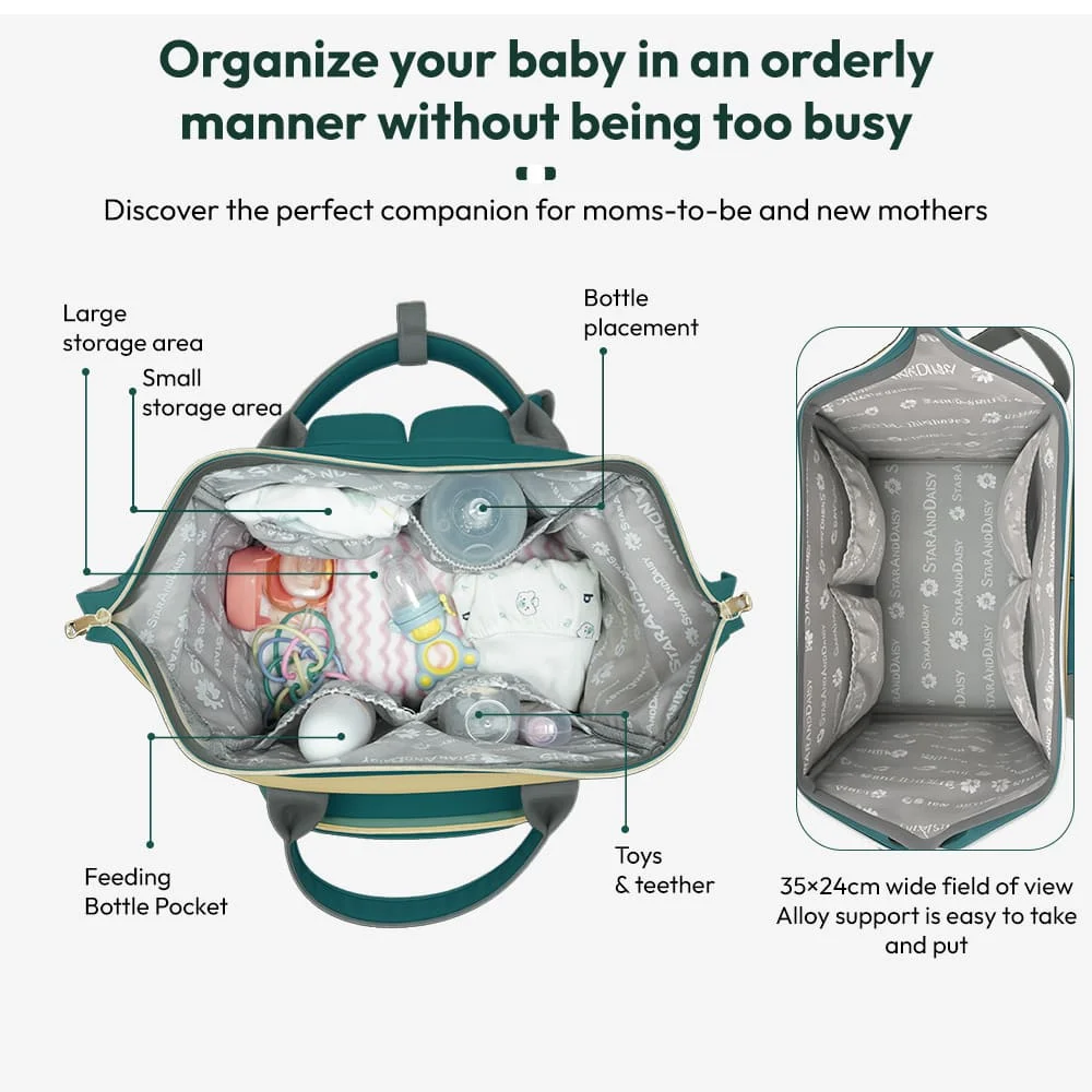 Multi-compartment diaper bag