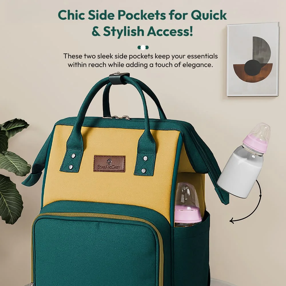 Baby bag with multiple pockets