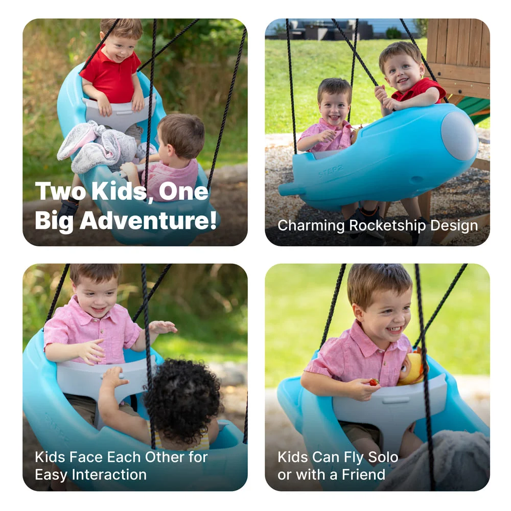 Two children Rocket Swing