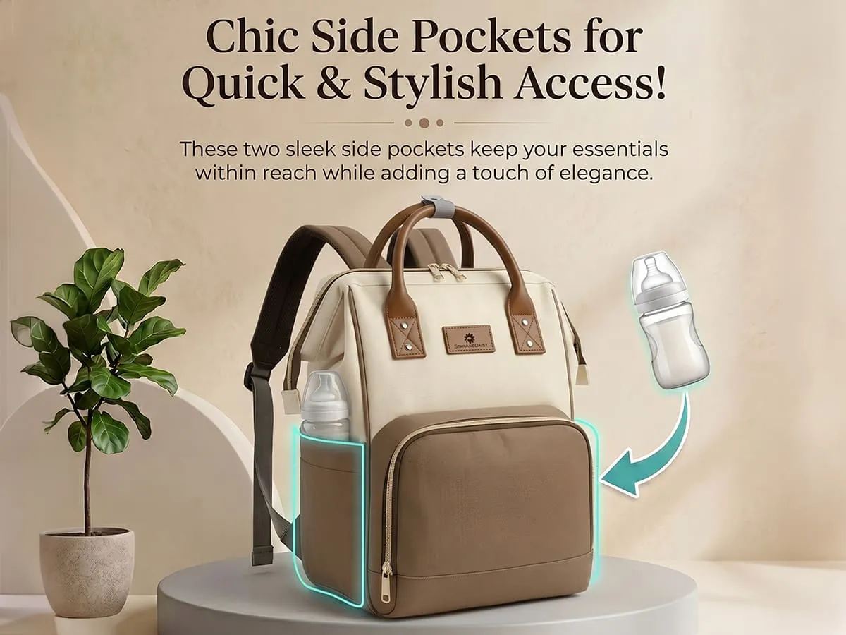 Premium Baby Diaper Bag with Multi-Compartments