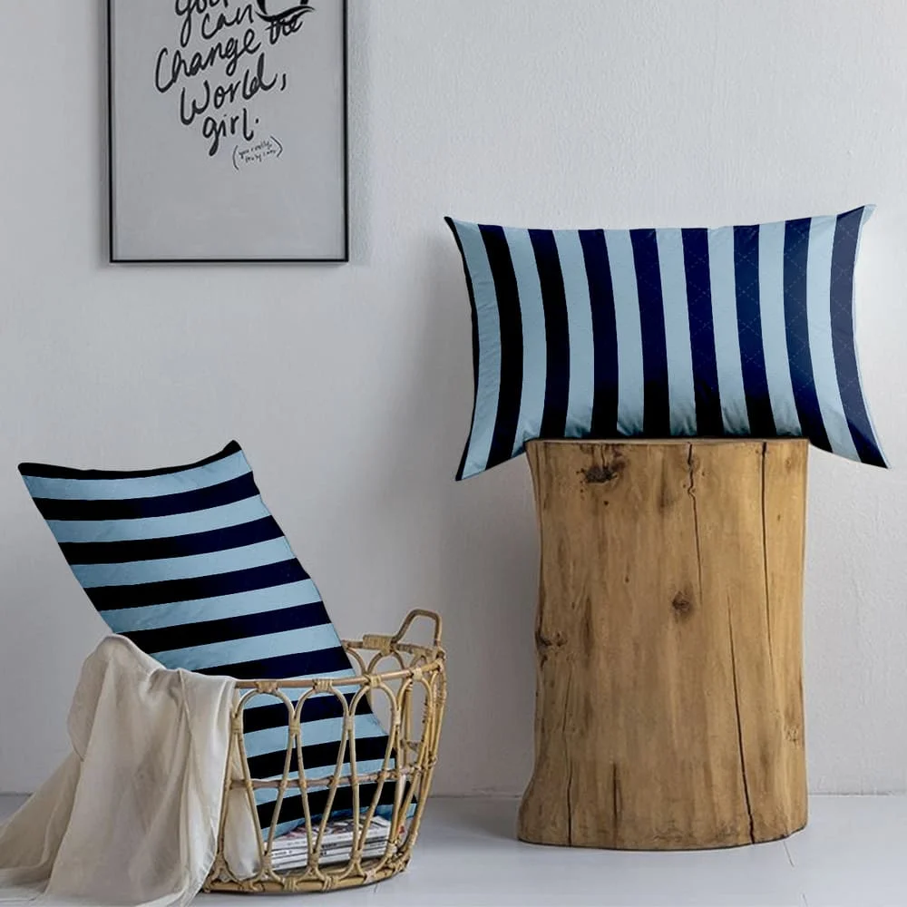 StarAndDaisy Cotton Baby Pillow Cover, Soft, Breathable & Gentle on Skin, Perfect Fit for Baby Pillows - Blue