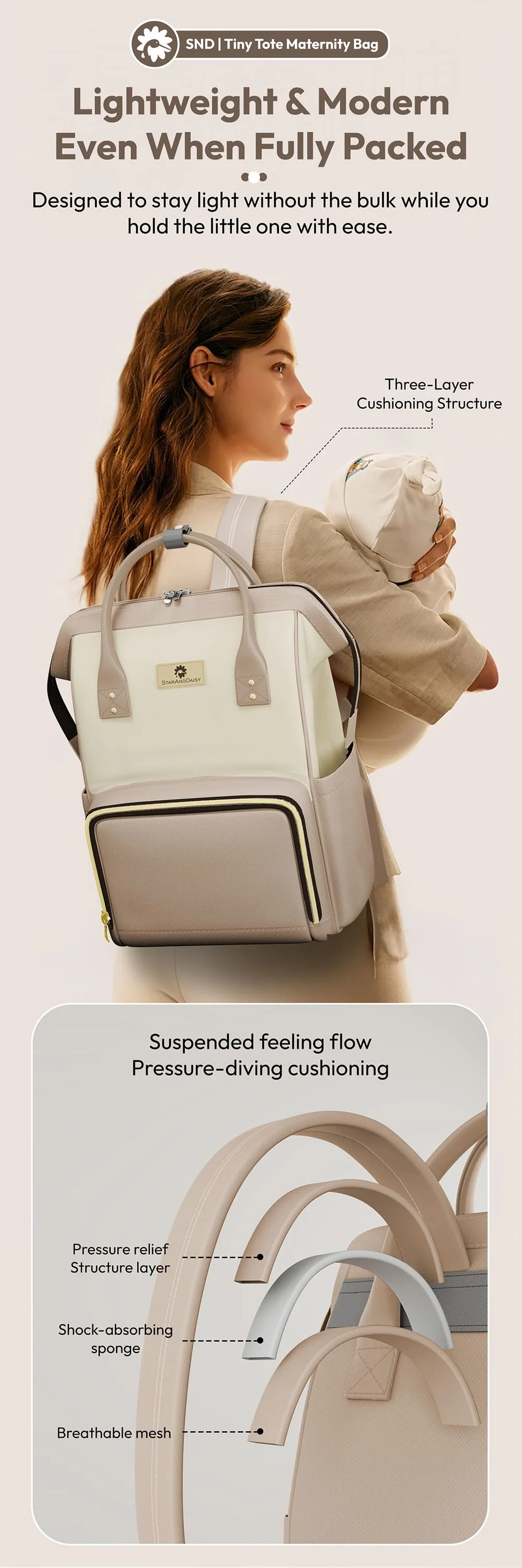 Trendy Maternity Bag for Fashionable Moms