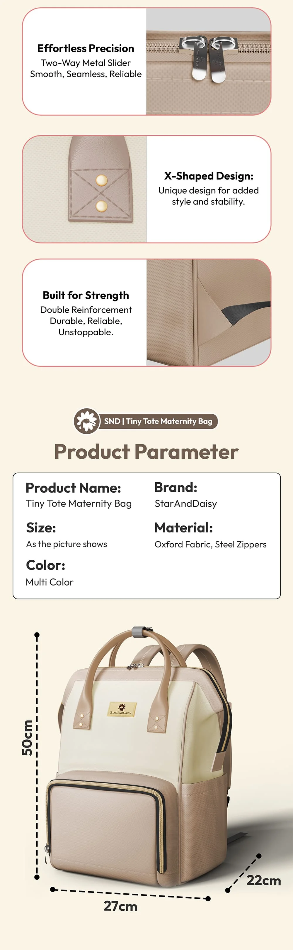 Trendy Maternity Bag for Fashionable Moms