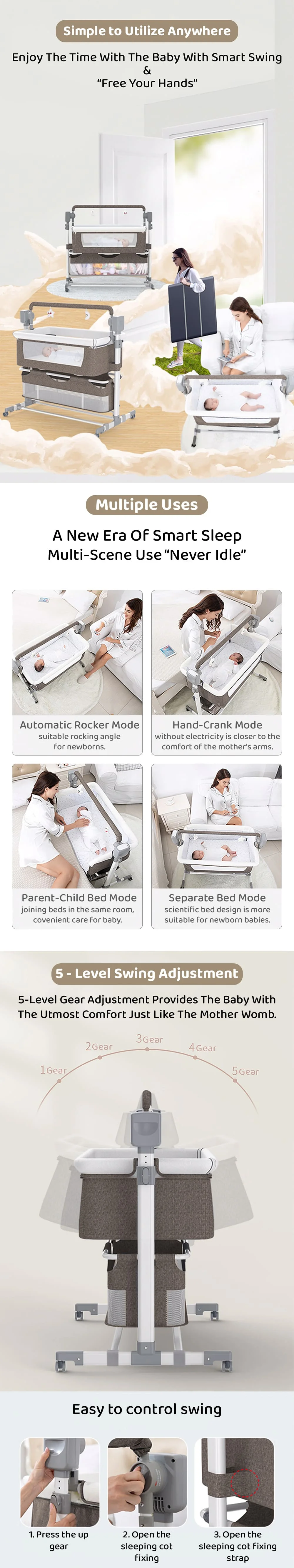 Automatic Baby Cradle Swing