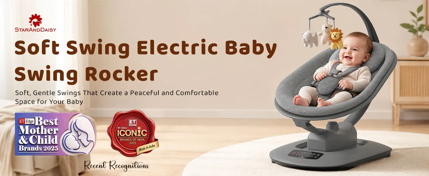 Soft Swing Electric Baby Swing Rocker