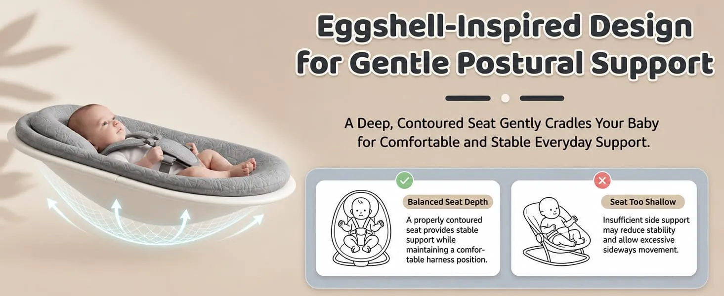 Soft Swing Electric Baby Swing Rocker