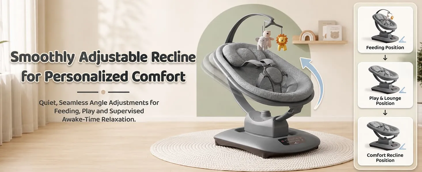Soft Swing Electric Baby Swing Rocker