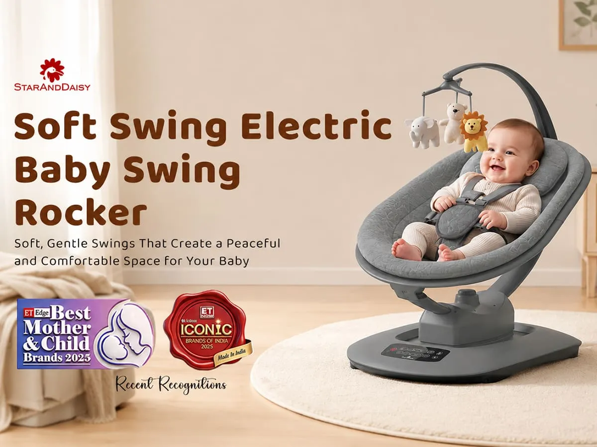 Soft Swing Electric Baby Swing Rocker