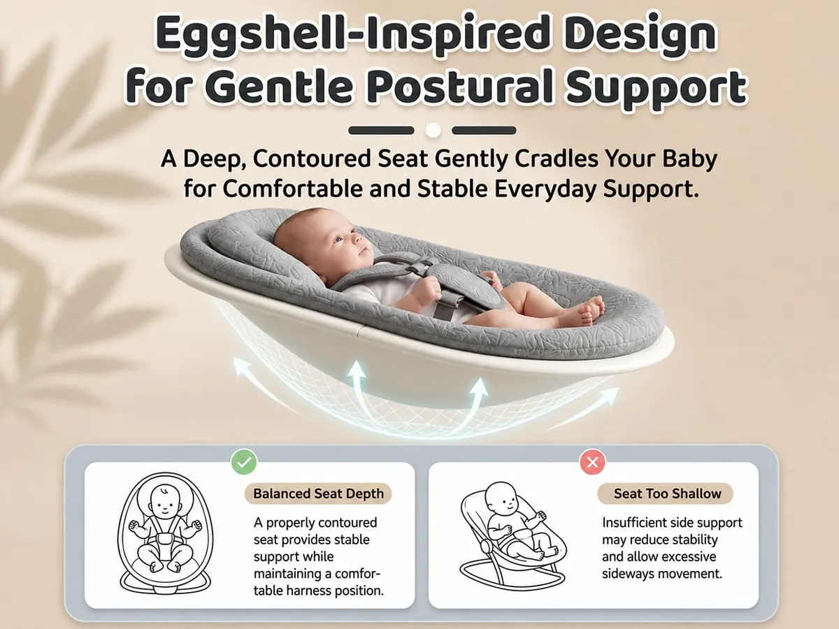 Soft Swing Electric Baby Swing Rocker