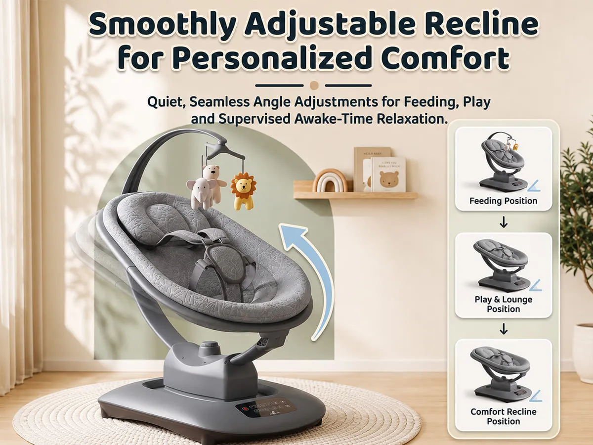 Soft Swing Electric Baby Swing Rocker