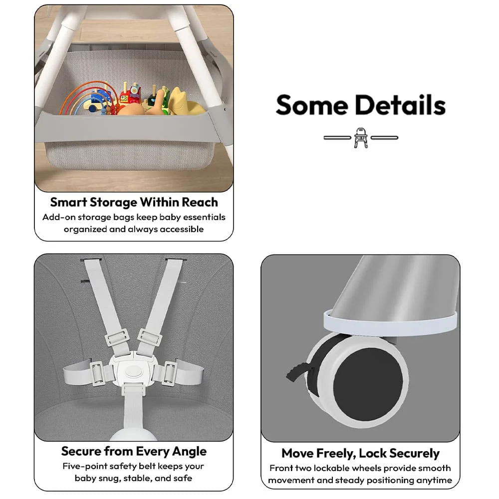 Multi-Functional Baby High Chair Booster Seat