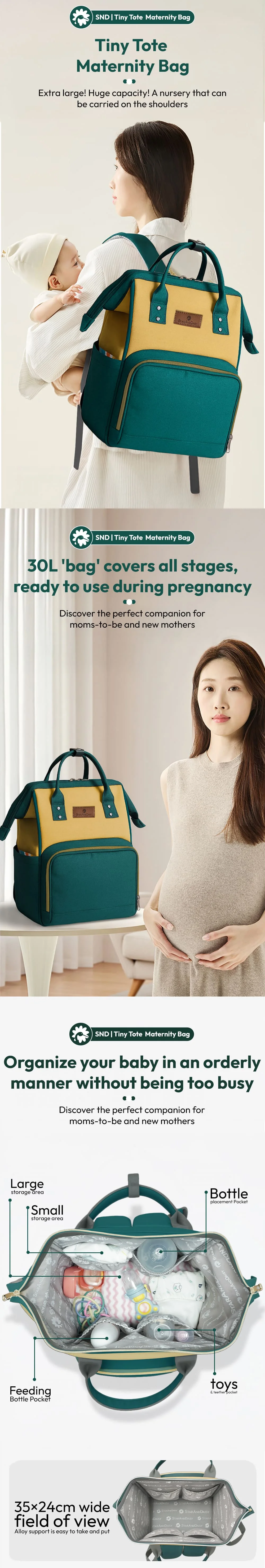 Baby diaper bag for travel