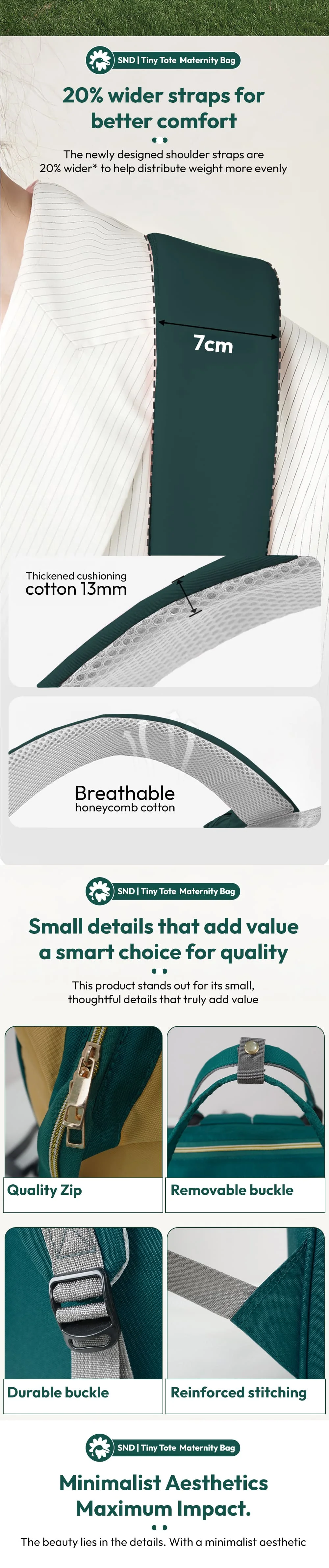 Baby diaper bag for travel