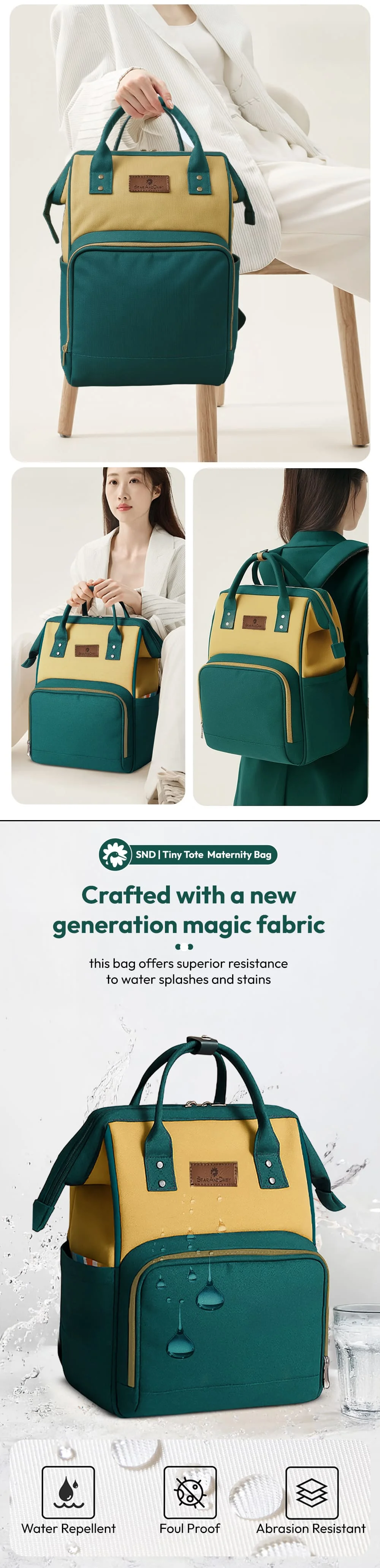 Baby diaper bag for travel