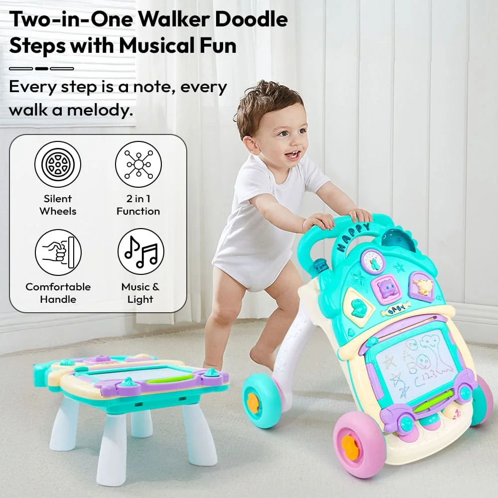 2-in-1 baby walker