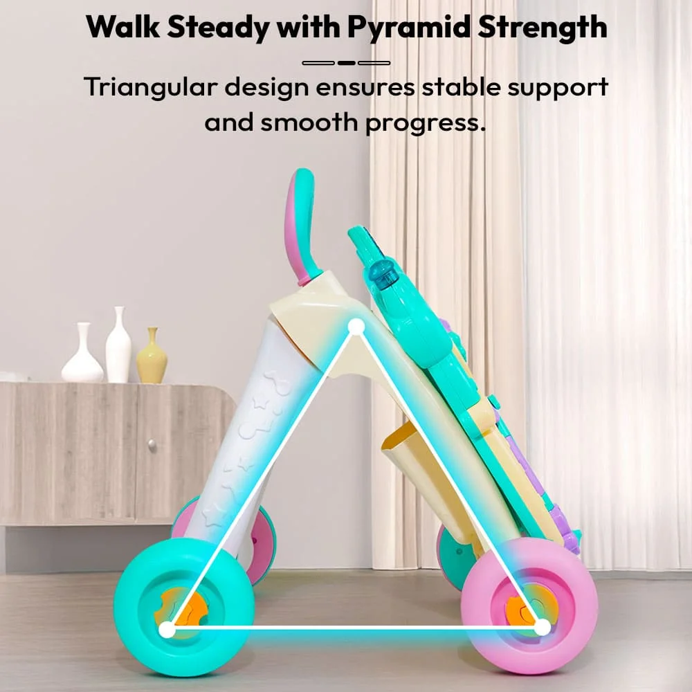 Push walker for babies