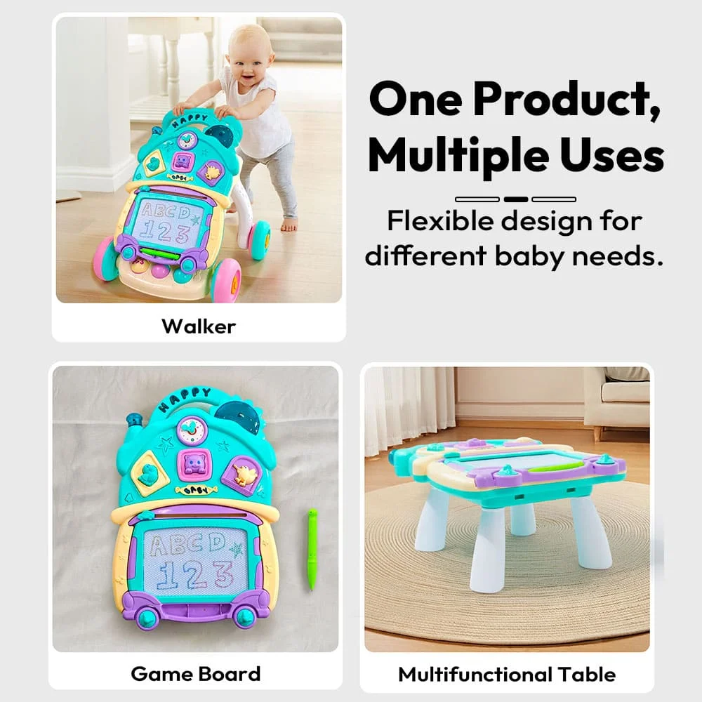 Multifunctional baby walker