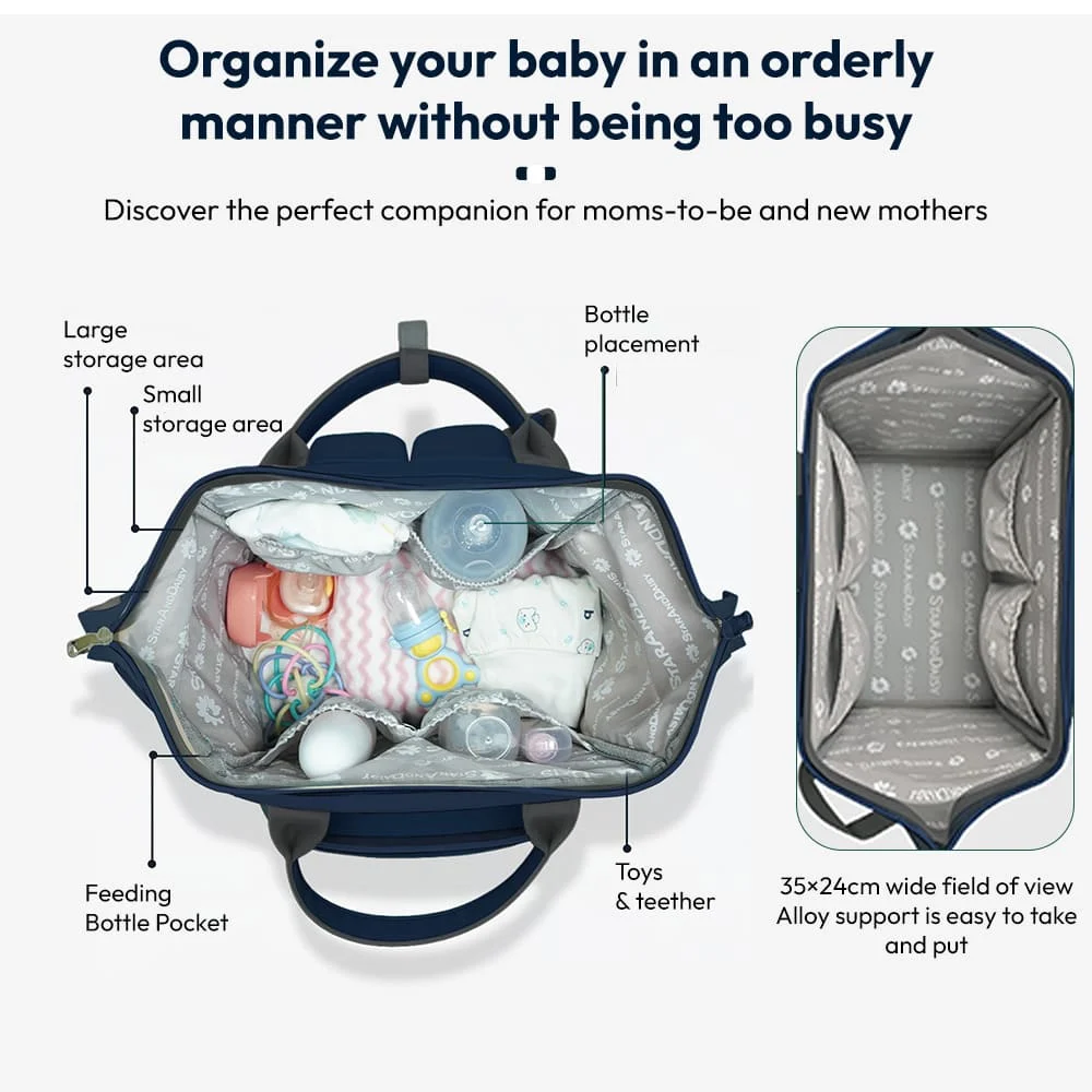 Multi-compartment diaper bag