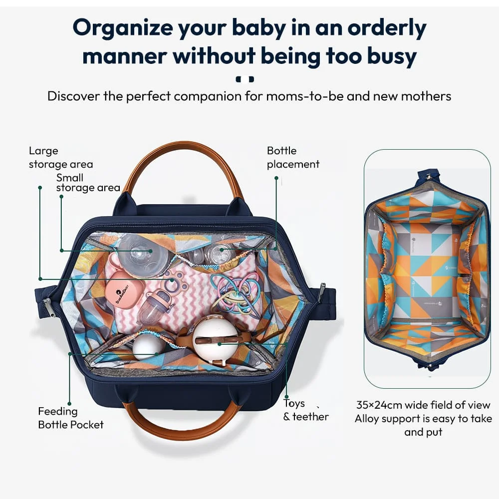 Multi-compartment diaper bag