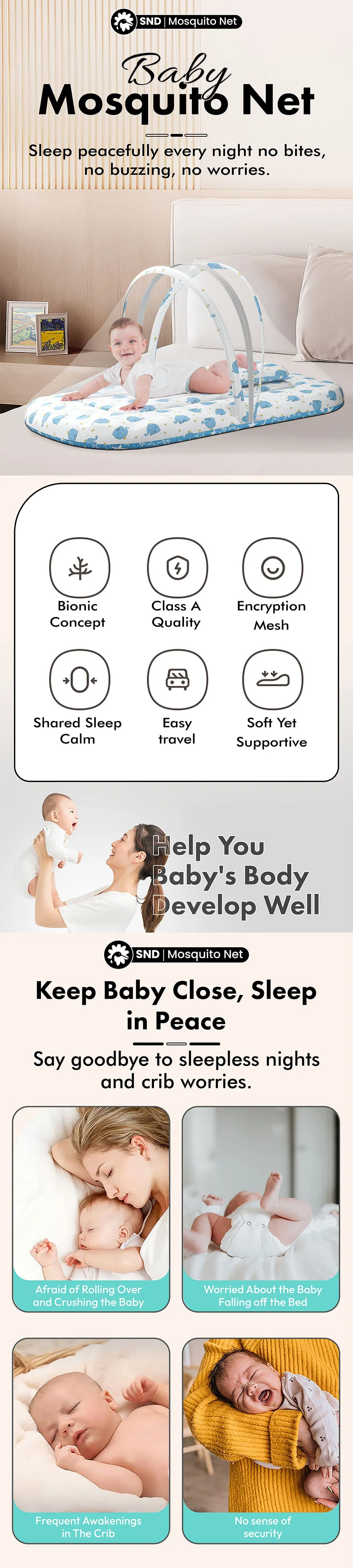 Baby-Beddingset-with-mosquito net