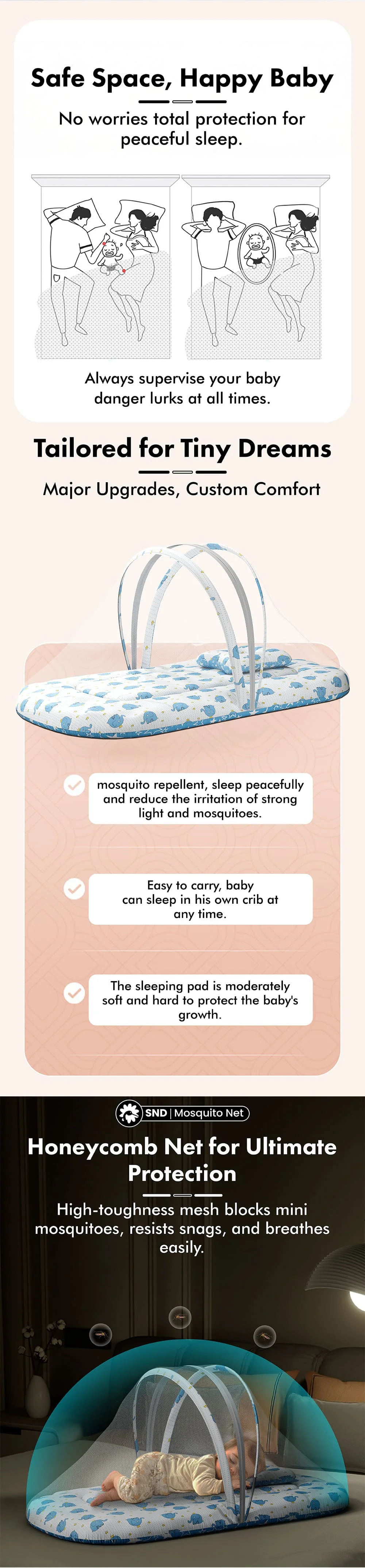 Baby-Beddingset-with-mosquito net