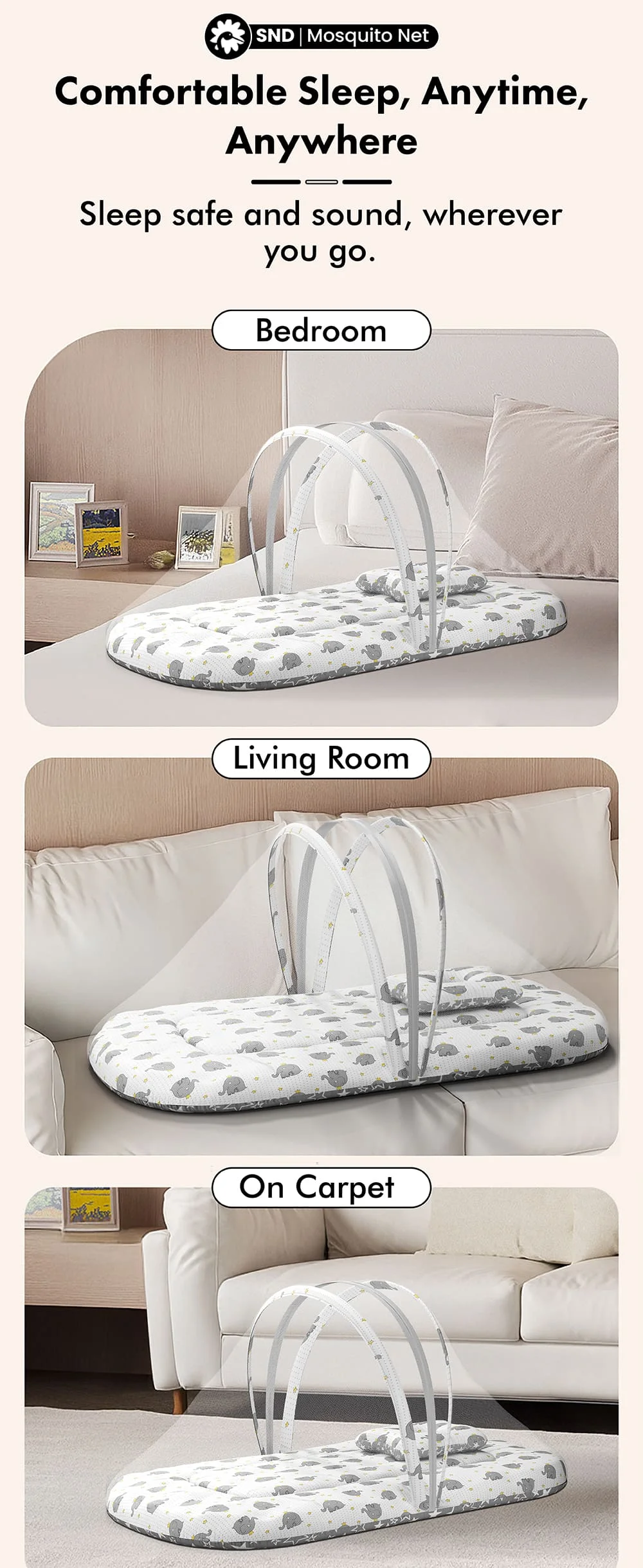 Baby-Beddingset-with-mosquito net